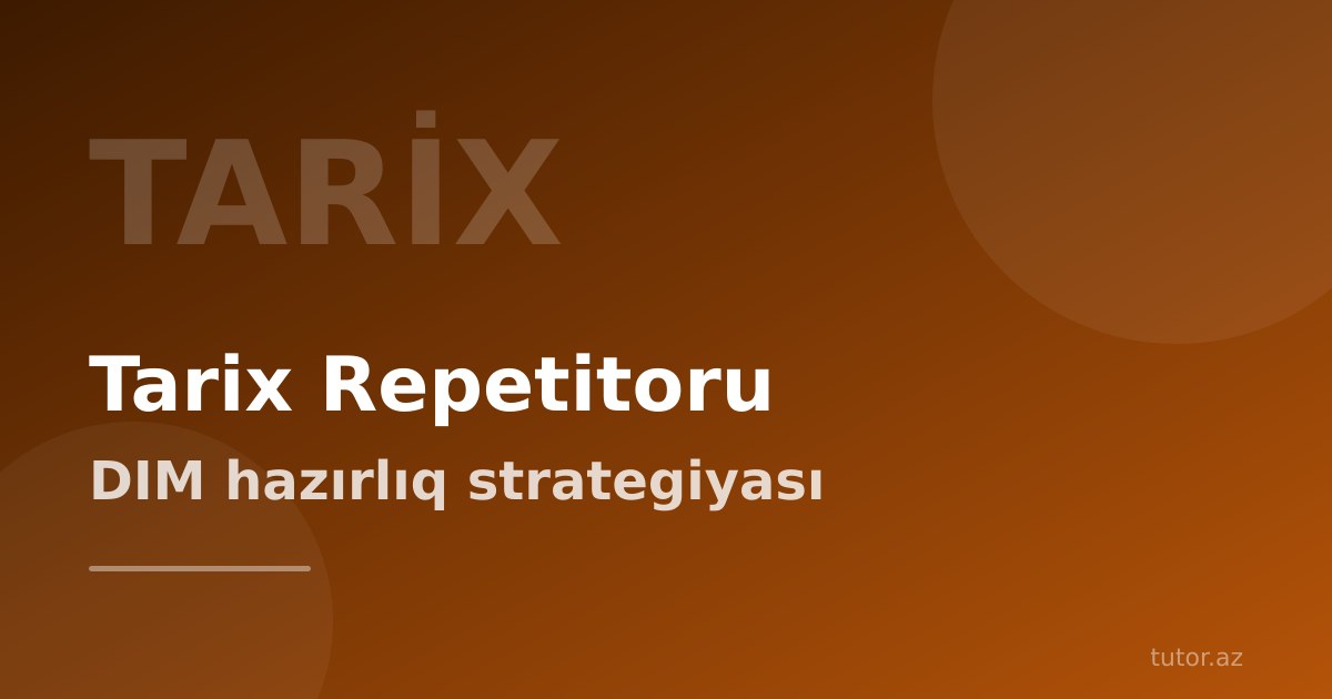 Tarix repetitoru necə seçmək — fənn üzrə tam hazırlıq