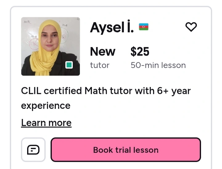 Aysel İsgandarova — Riyaziyyat müəllimi, Bakı